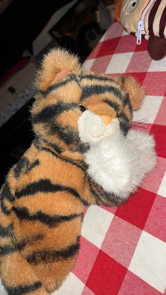 Tijger knuffel merk tom poes, Ophalen of Verzenden, Zo goed als nieuw
