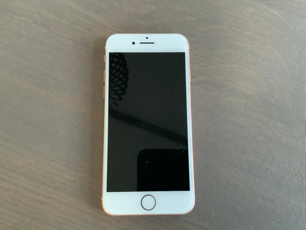 Witte Iphone 8 rosé gold 128GB, Telecommunicatie, Mobiele telefoons | Apple iPhone, Ophalen, Zo goed als nieuw, Wit, 128 GB