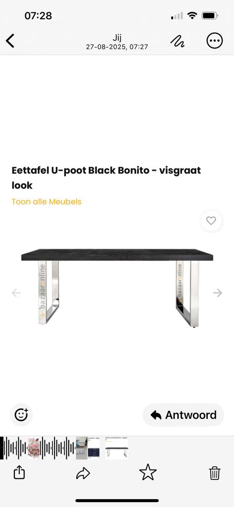 Eettafel en dressoir, Ophalen of Verzenden, Zo goed als nieuw
