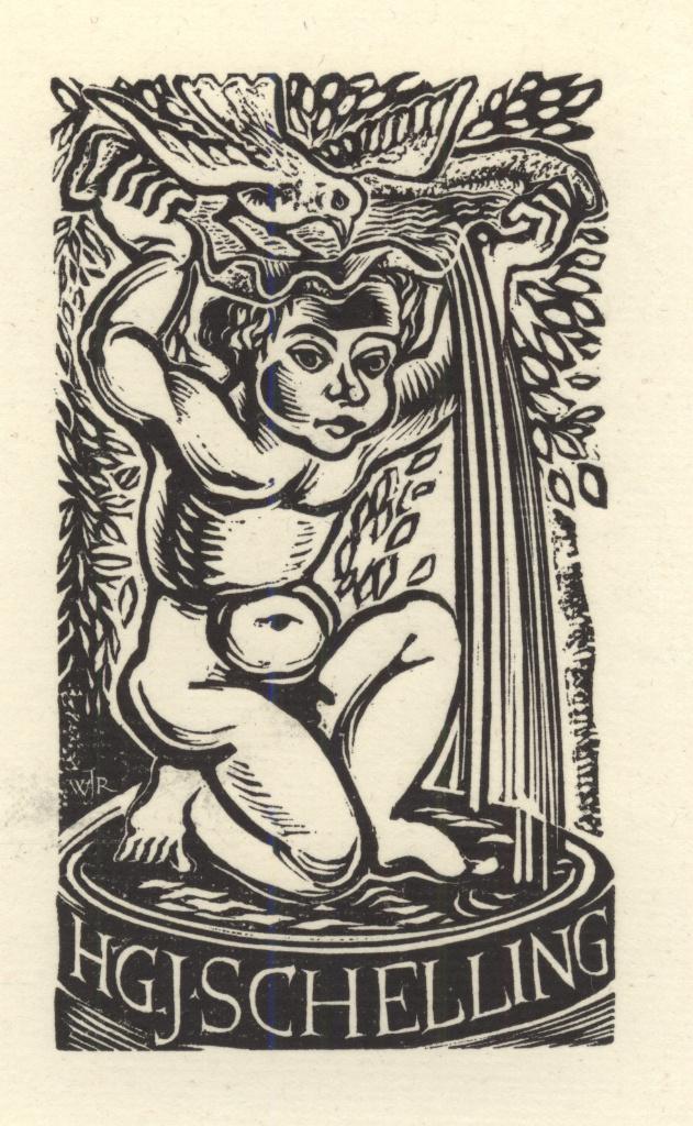 0053 Ex Libris Nederland : Willem Jacob Rozendaal, z.j., Antiek en Kunst, Kunst | Etsen en Gravures, Verzenden