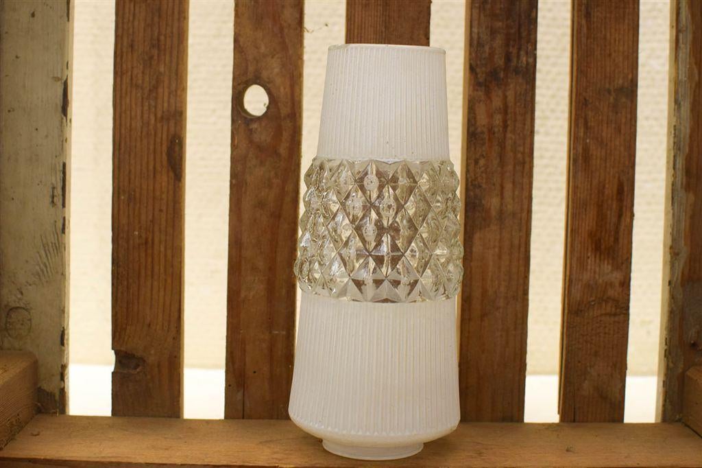 Vintage glazen olielamp glaasje 48053