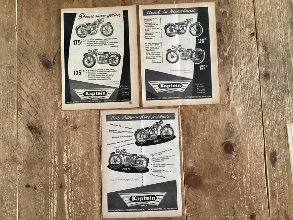 KAPTEIN MOTOREN 1949, Ophalen of Verzenden, Verzamelalbum