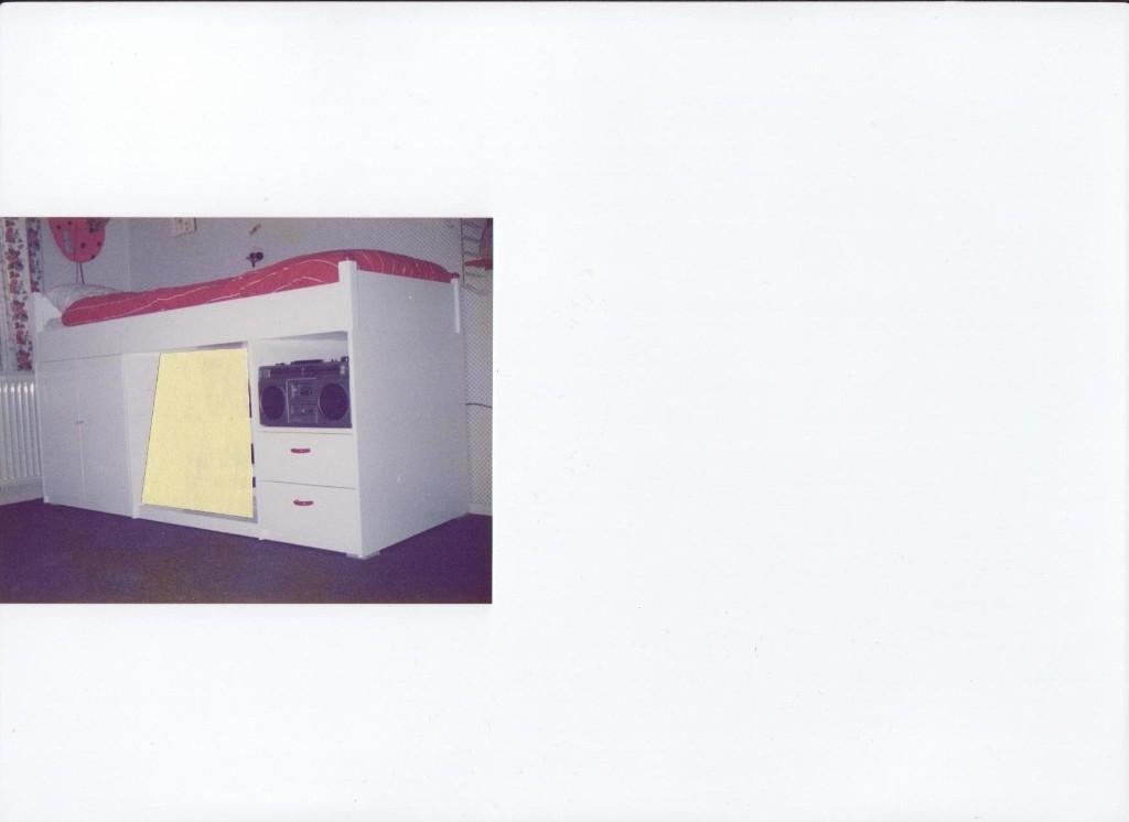 bed halfhoogslaper voor de handige klusser (versturen niet), Ophalen, 85 tot 100 cm, Gebruikt, Matras