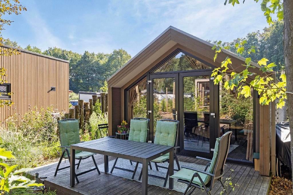Vakantiehuisje op de Veluwe | Lieren | 4-persoons, Vakantie, In bos, 2 slaapkamers, Wasmachine, Recreatiepark