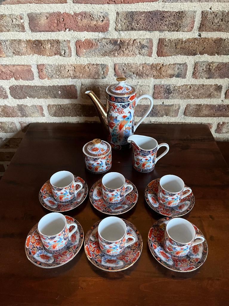 Japans Imari Koffie servies, Antiek en Kunst, Ophalen