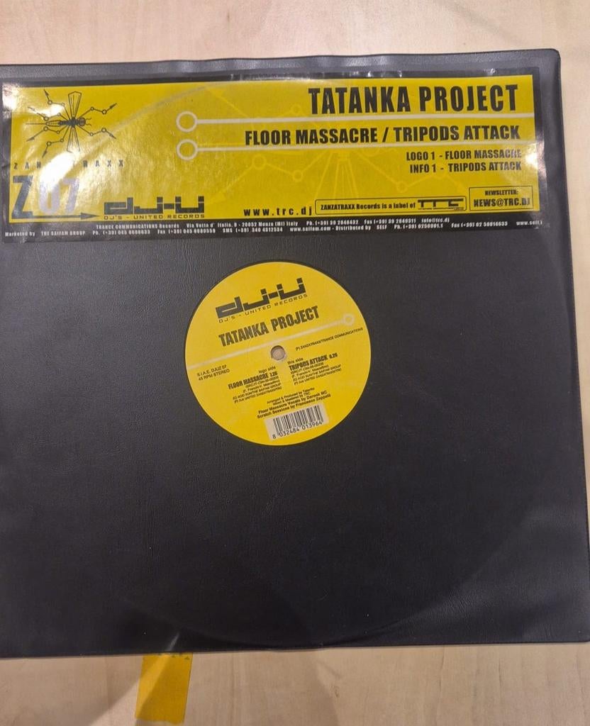 Tatanka Project ‎Floor Massacre Tripods Attack vinyl, Ophalen of Verzenden, Zo goed als nieuw, 12 inch