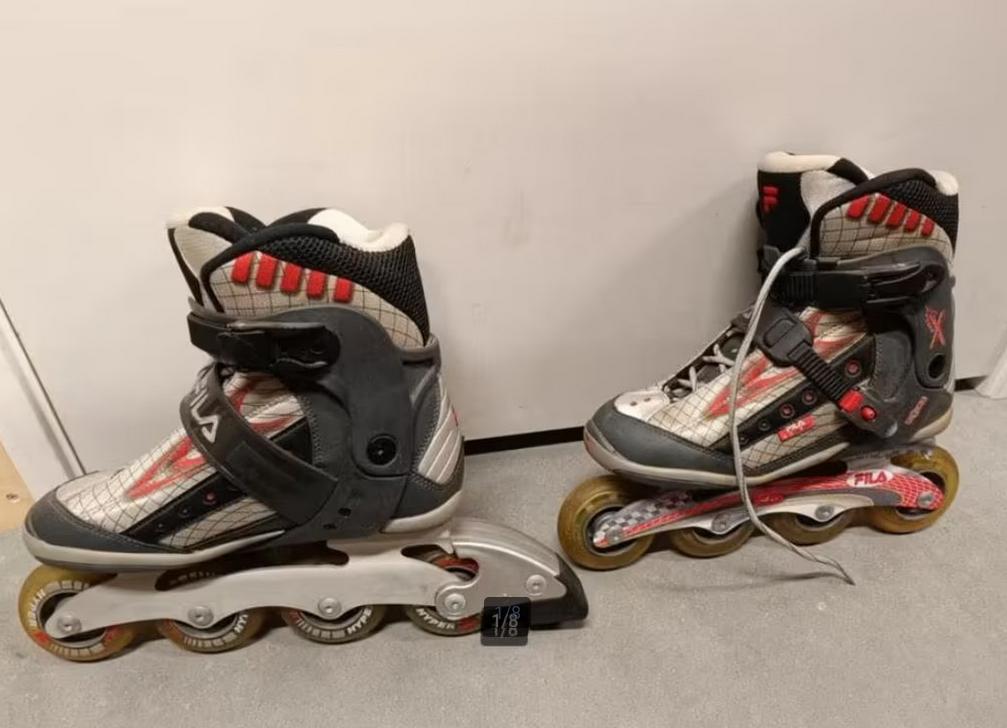 Fila skates maat 40,5 80mm 82a abec 7, Gebruikt, Ophalen of Verzenden, Inline skates 4 wielen
