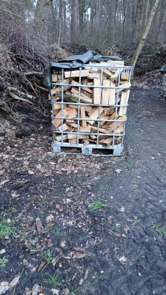 Vers Eiken Brandhout / Stookhout / Haardhout, Tuin en Terras, Haardhout, Blokken, Eikenhout, Minder dan 3 m³, Ophalen