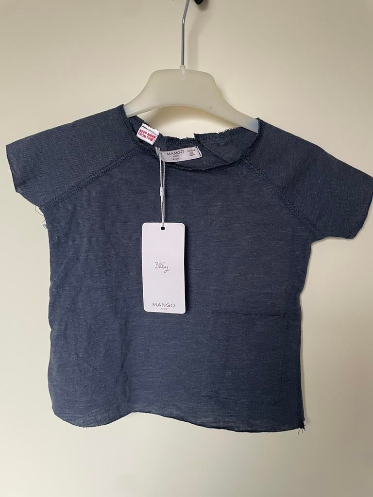 Mango baby shirt maat 80, Kinderen en Baby's, Meisje, Nieuw, Mango, Ophalen of Verzenden