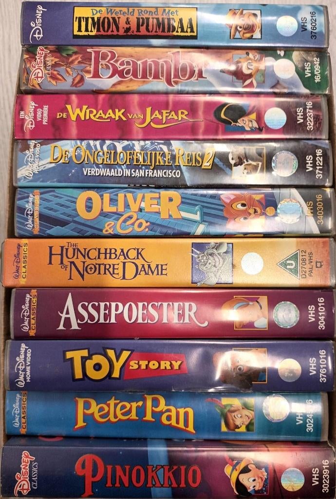 VHS videotapes Nostalgie, verzameling of gezellige filmavond, Alle leeftijden, Ophalen, Gebruikt, Overige genres