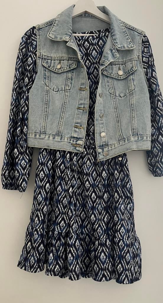 Leuk jurkje CottonClub, Blauw, Ophalen of Verzenden, Zo goed als nieuw, Maat 36 (S)