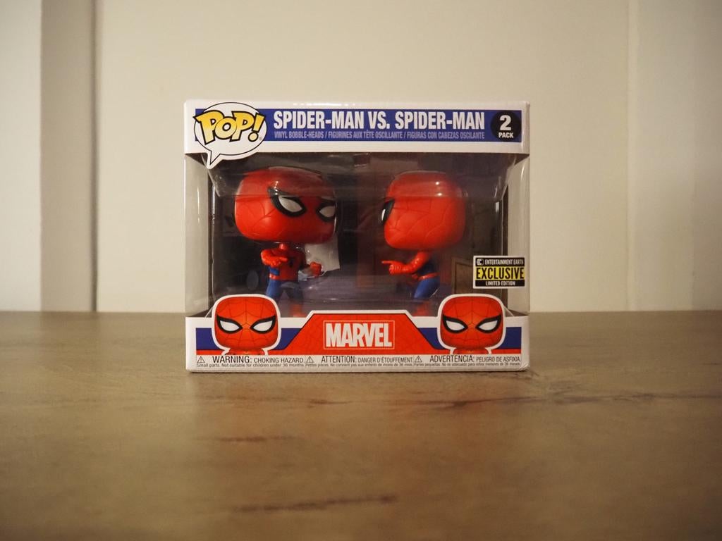 Marvel Spiderman vs Spiderman Funko pop, Ophalen of Verzenden, Nieuw, Bus of Vrachtwagen, Revell