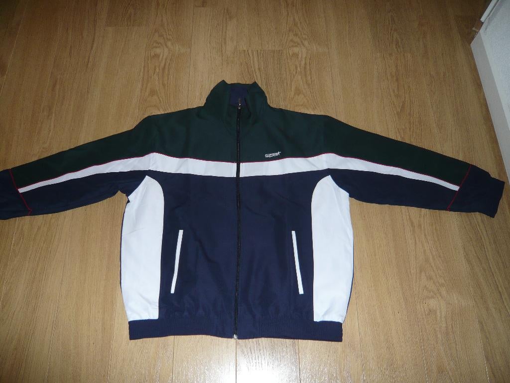 Trainingsjack, maat XL, Blauw, Overige typen, Maat 56/58 (XL), Ophalen of Verzenden