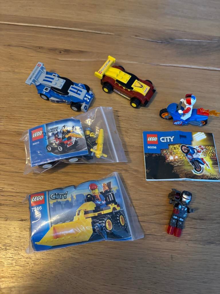 Lego voertuigen 5x, Ophalen of Verzenden, Zo goed als nieuw, Complete set, Lego