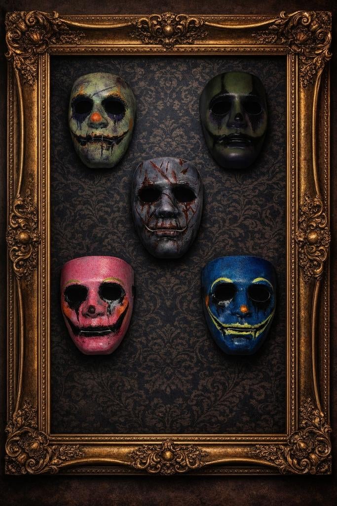 Unieke handgemaakte carnavalsmaskers - Blacklight, Ophalen of Verzenden, Nieuw, Feestartikel, Carnaval