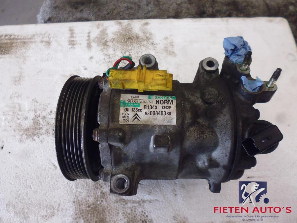 Airco pomp origineel Sanden Citroen C5  ('08-'17) 648769, Auto-onderdelen, Airco en Verwarming, Citroën, Gebruikt, Ophalen of Verzenden