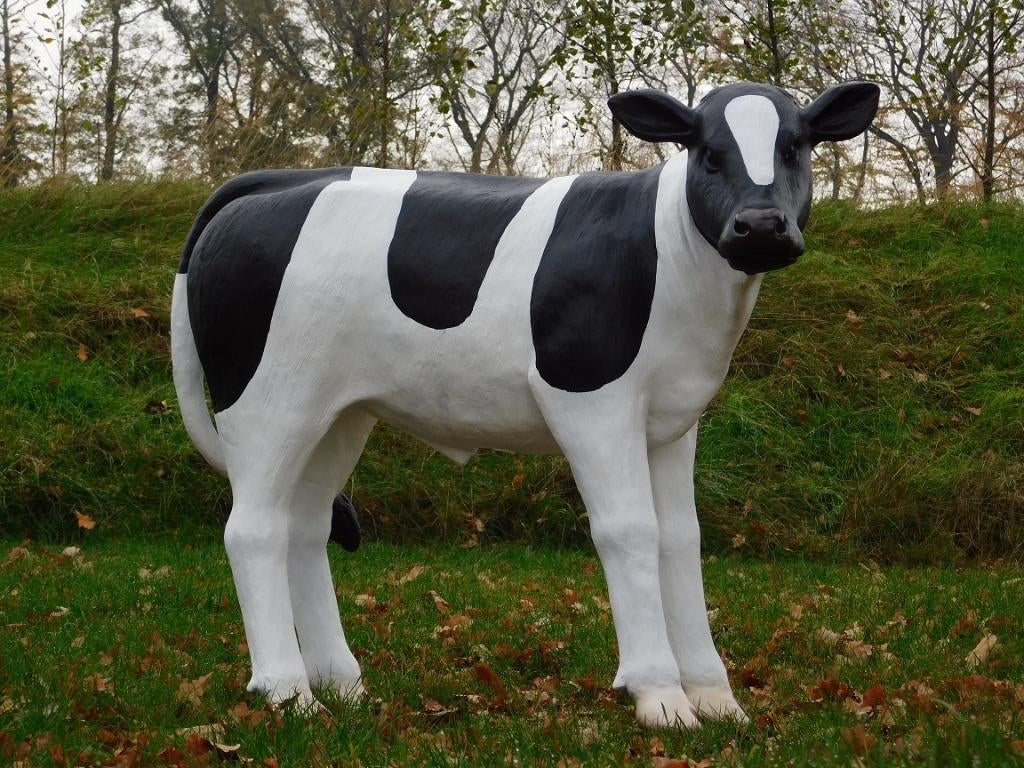Beeld Stier XL - 120 cm - Polystone, Verzamelen, Beelden en Beeldjes, Nieuw, Dier, Ophalen of Verzenden