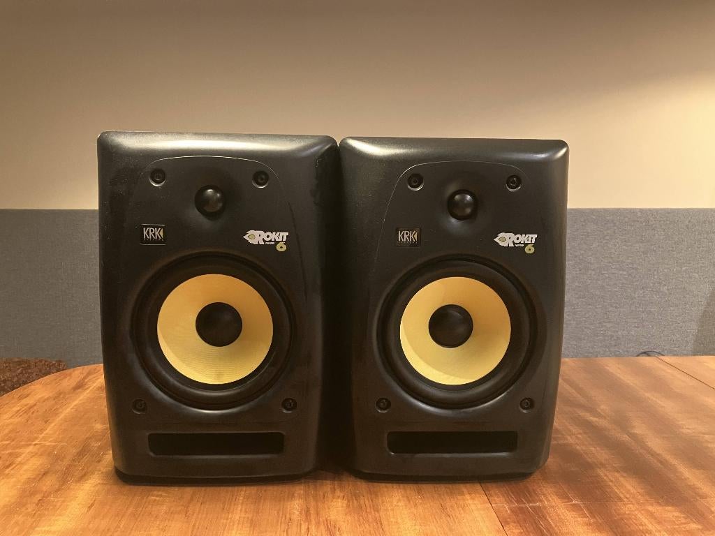 KRK Rokit 6 RP 6 G2 Studio Monitors, Ophalen, Gebruikt, Minder dan 500 watt, Monitor(versterker)