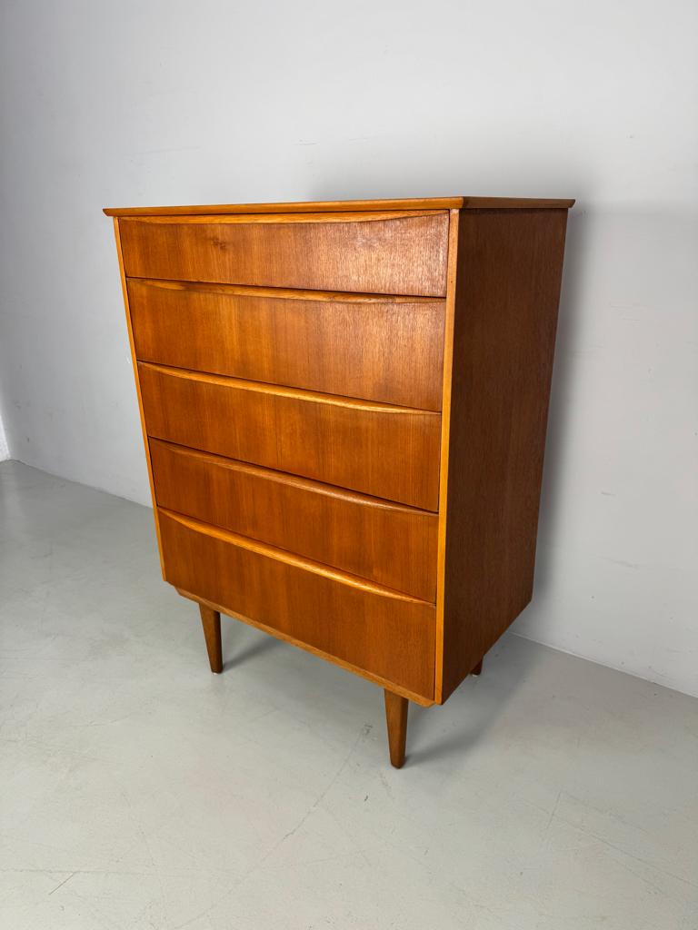 Vintage  ladekast Austinsuite., Zo goed als nieuw, 3 of 4 laden, Minder dan 100 cm, 25 tot 50 cm