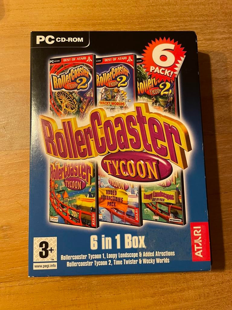RollerCoaster Tycoon, Spelcomputers en Games, Ophalen, 1 speler, Zo goed als nieuw, Vanaf 3 jaar