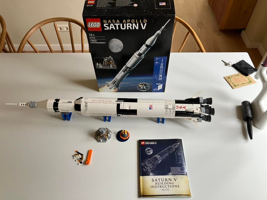 Legoset 92176 Nasa Apollo Saturn V, Ophalen of Verzenden, Zo goed als nieuw
