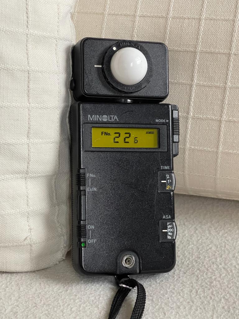 MINOLTA FLASH METER III (belichtings- en flitsmeter), Ophalen of Verzenden, Gebruikt