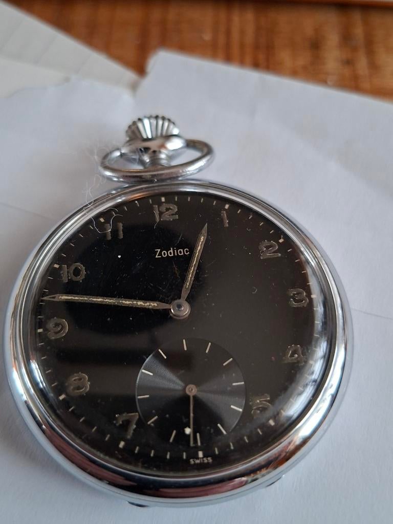 Defect Zakhorloge - Opwindprobleem, Overige merken, Zakhorloge, Staal, Ophalen of Verzenden