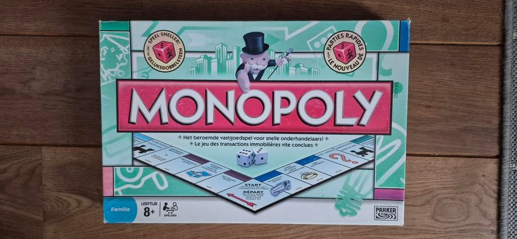 Monopoly Nederland België Editie, Hobby en Vrije tijd, Gezelschapsspellen | Bordspellen, Ophalen of Verzenden, Gebruikt, Hasbro