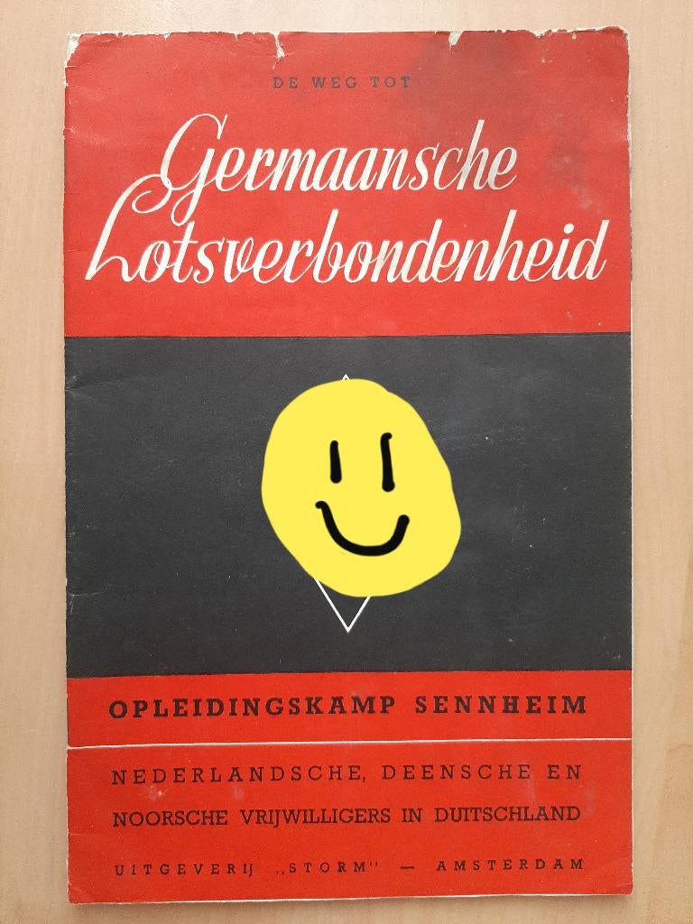 Origineel boekje Waffen SS Nederland, Verzamelen, Militaria | Tweede Wereldoorlog, Ophalen of Verzenden, Landmacht, Nederland