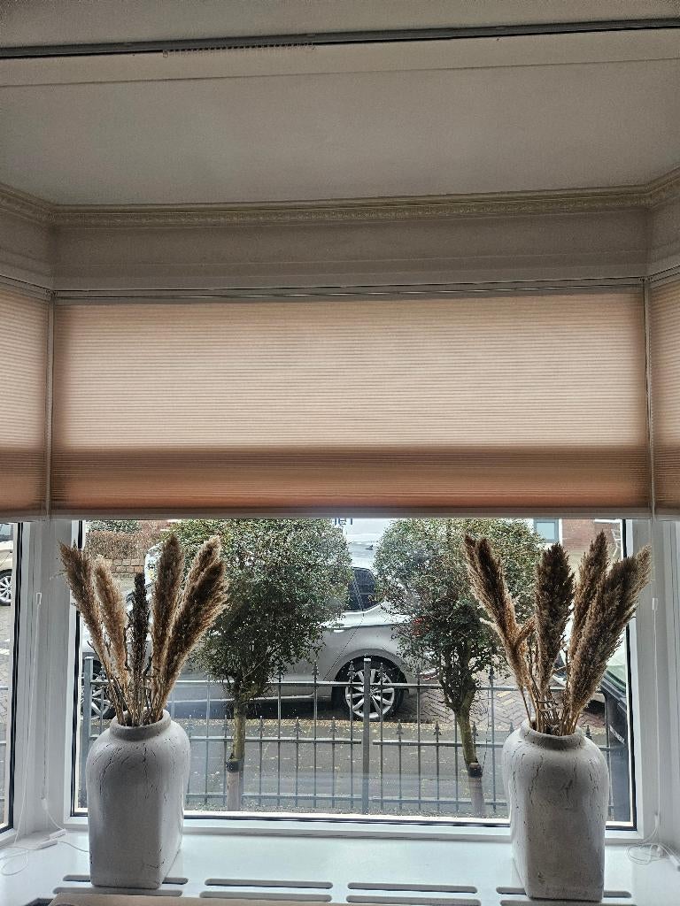 Plisse op maat gemaakt zand/ beige, Ophalen, Beige, 150 tot 200 cm, Nieuw
