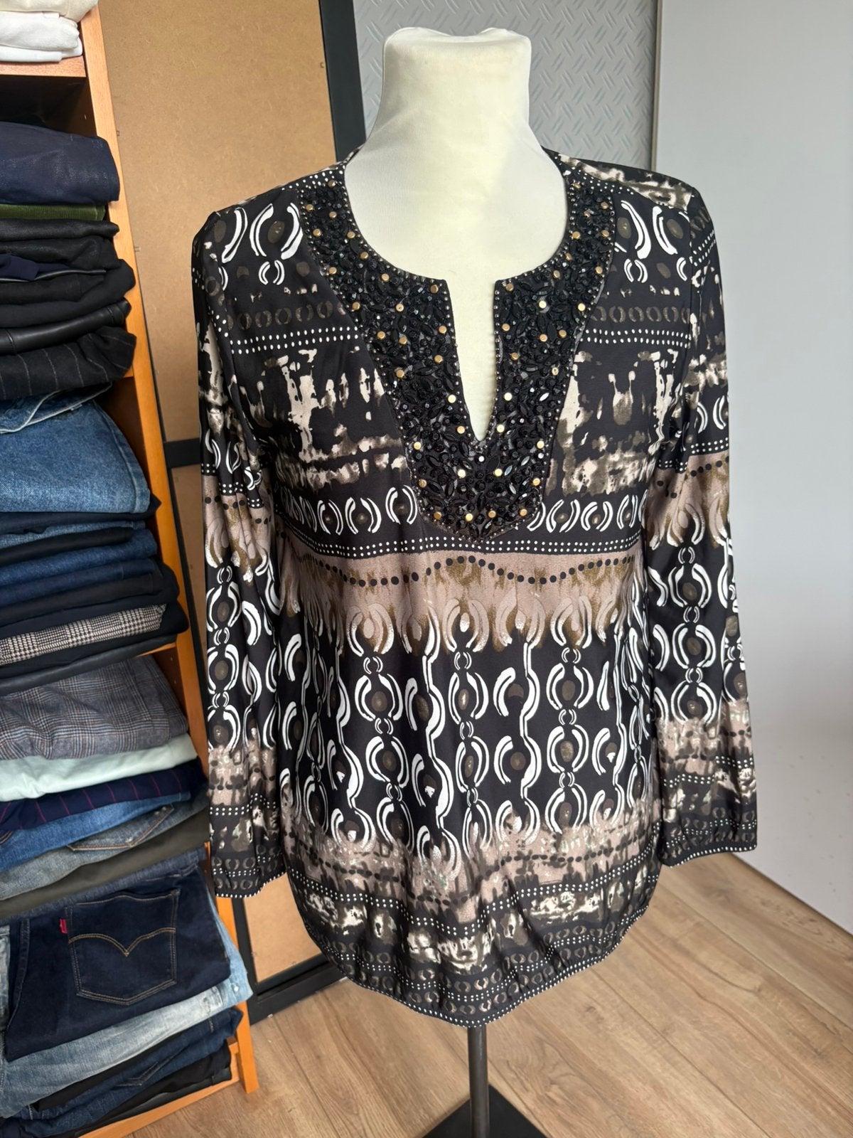 K-design top tuniek L, Ophalen of Verzenden, Zo goed als nieuw, Maat 38/40 (M)