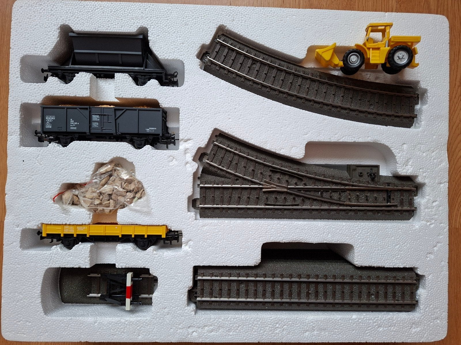Märklin 78082 H0 bouwplaats aanvulling trein wagon rails, Ophalen of Verzenden, Gebruikt, Wisselstroom, Märklin