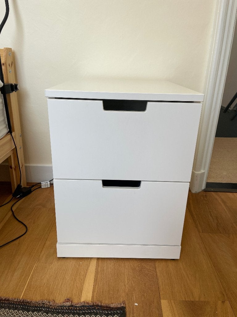 Nachtkastje Nordli, Ophalen, Zo goed als nieuw, Minder dan 45 cm, 55 tot 70 cm
