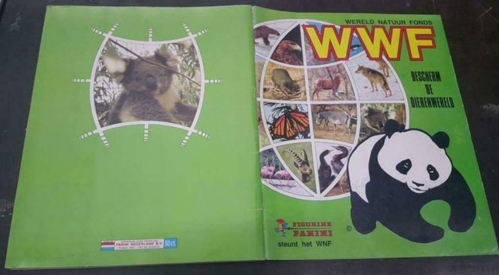 Panini album: WWF Bescherm de dierenwereld, Ophalen, Zo goed als nieuw, Meerdere stickers