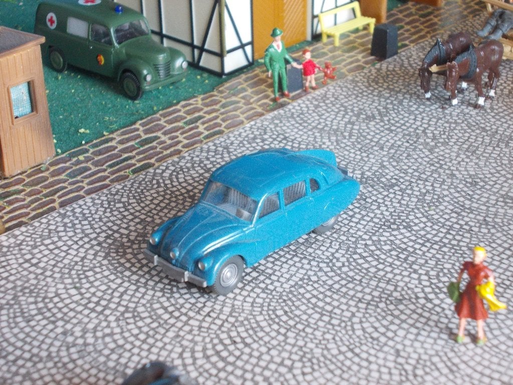 1937 Tatra T87 - Wiking Azuurblauw ( 1977-1978 uitgave ), Ophalen of Verzenden, Zo goed als nieuw, Auto, Wiking