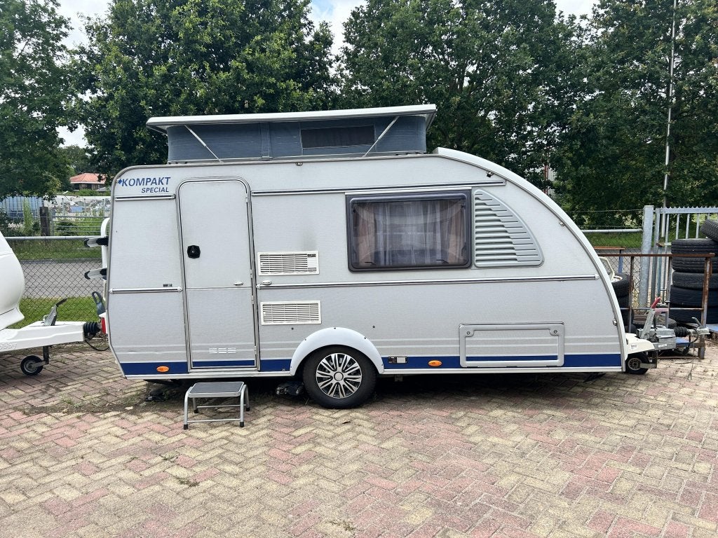 Kip Kompakt 37 Hefdak langslaper Mover, Caravans en Kamperen, Caravans, Bedrijf, tot en met 2, 500 - 750 kg, Standaardzit, Kip