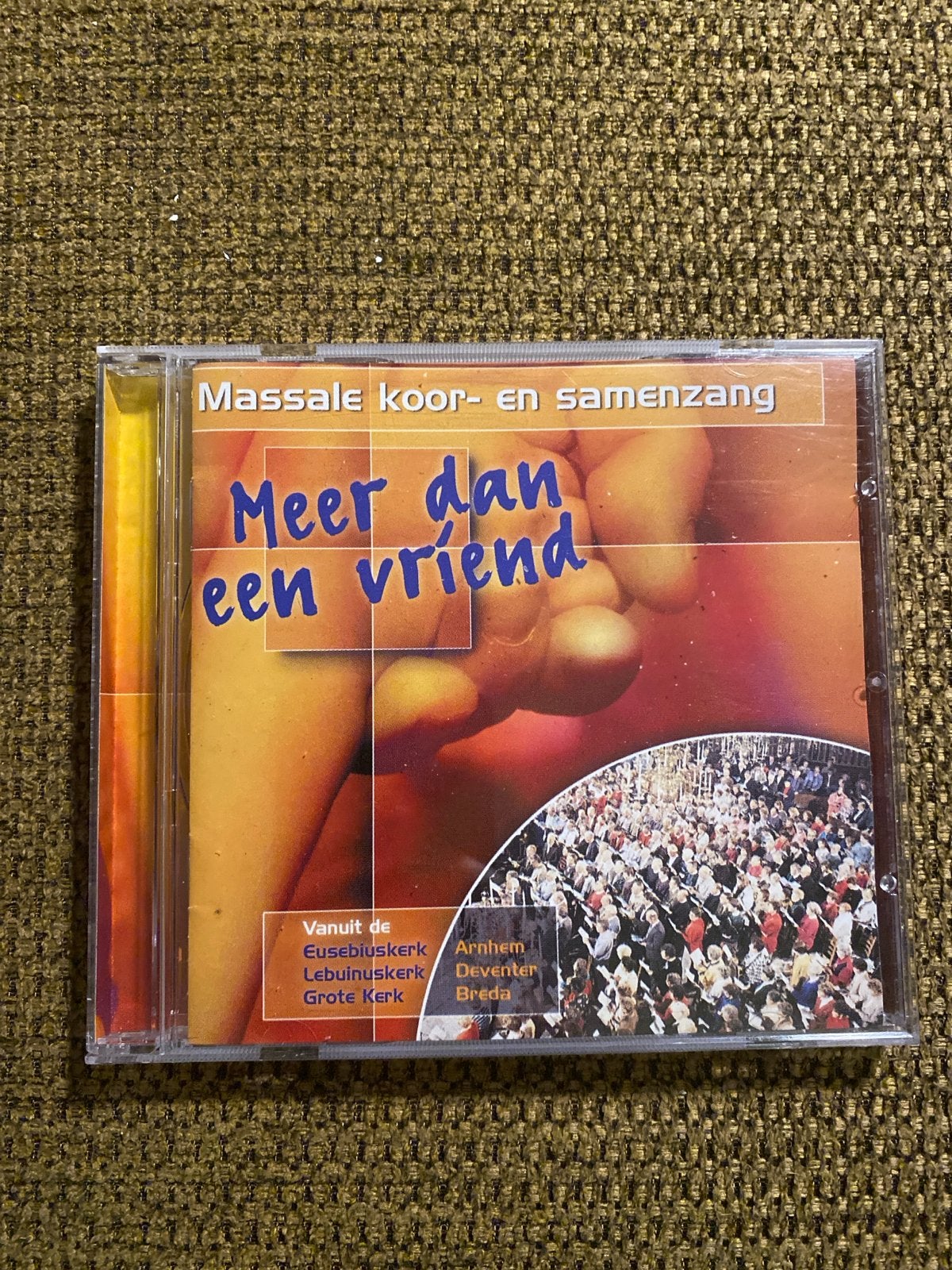 Meer dan een vriend - Massale koor- en samenzang cd, Geestelijke liederen, Ophalen of Verzenden, Zo goed als nieuw, Inclusief boekje