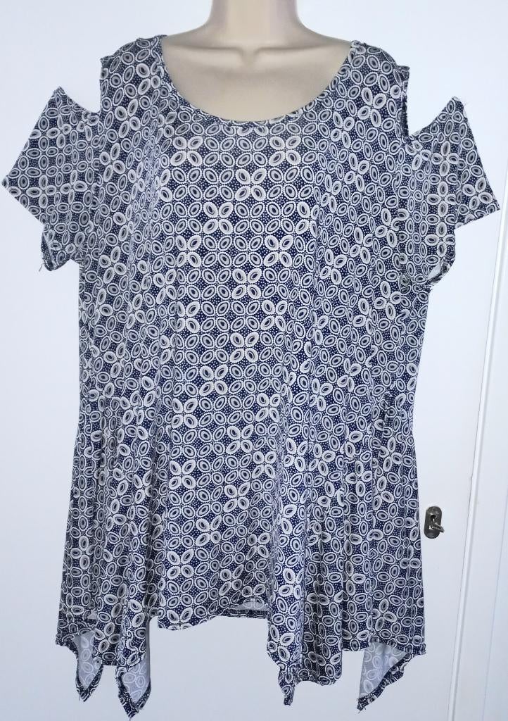 Paprika tuniek maat 3XL (50/52), Kleding | Dames, Ophalen of Verzenden, Zo goed als nieuw, Blauw, Blouse of Tuniek