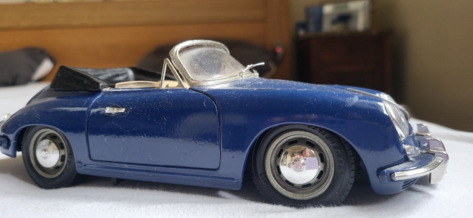 Bburago Porsche (1961) 365B 1/18, Ophalen of Verzenden, Gebruikt, Auto, Bburago