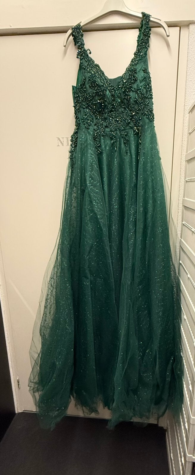Gala jurk maat s, Kleding | Dames, Gelegenheidskleding, Ophalen, Zo goed als nieuw, Groen, Galajurk