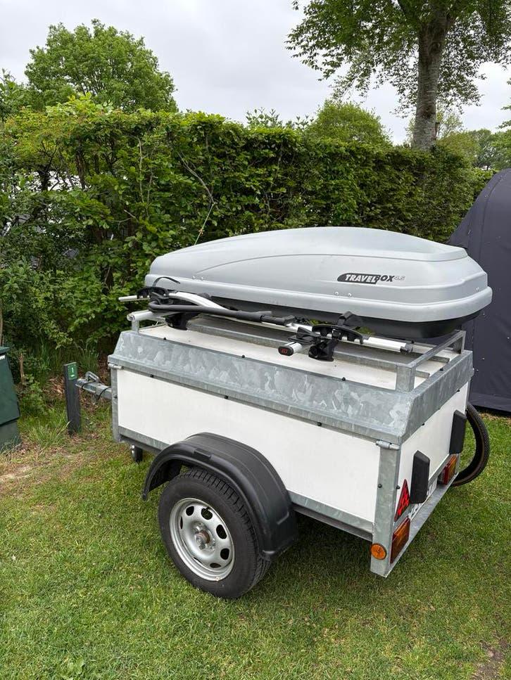 Power Trailer / bagagewagen / aanhanger 150x100x50cm, Ophalen of Verzenden, Gebruikt