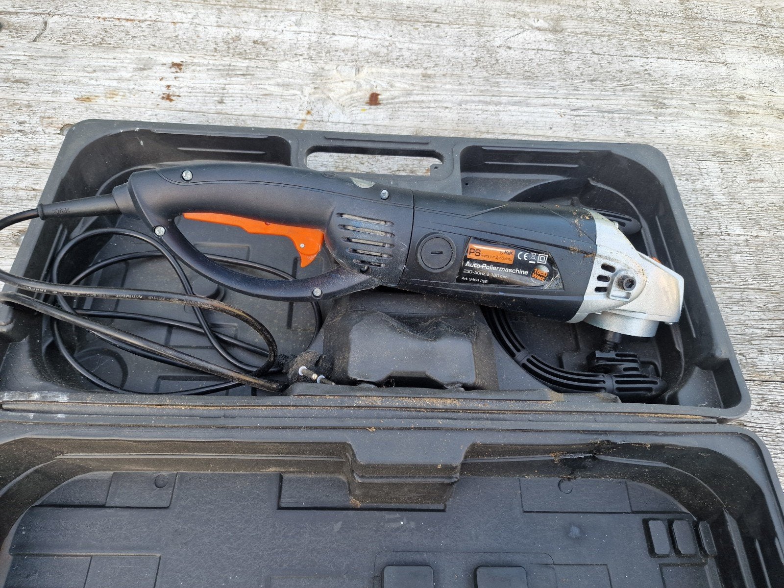 roterende auto polijstmachine, Ophalen