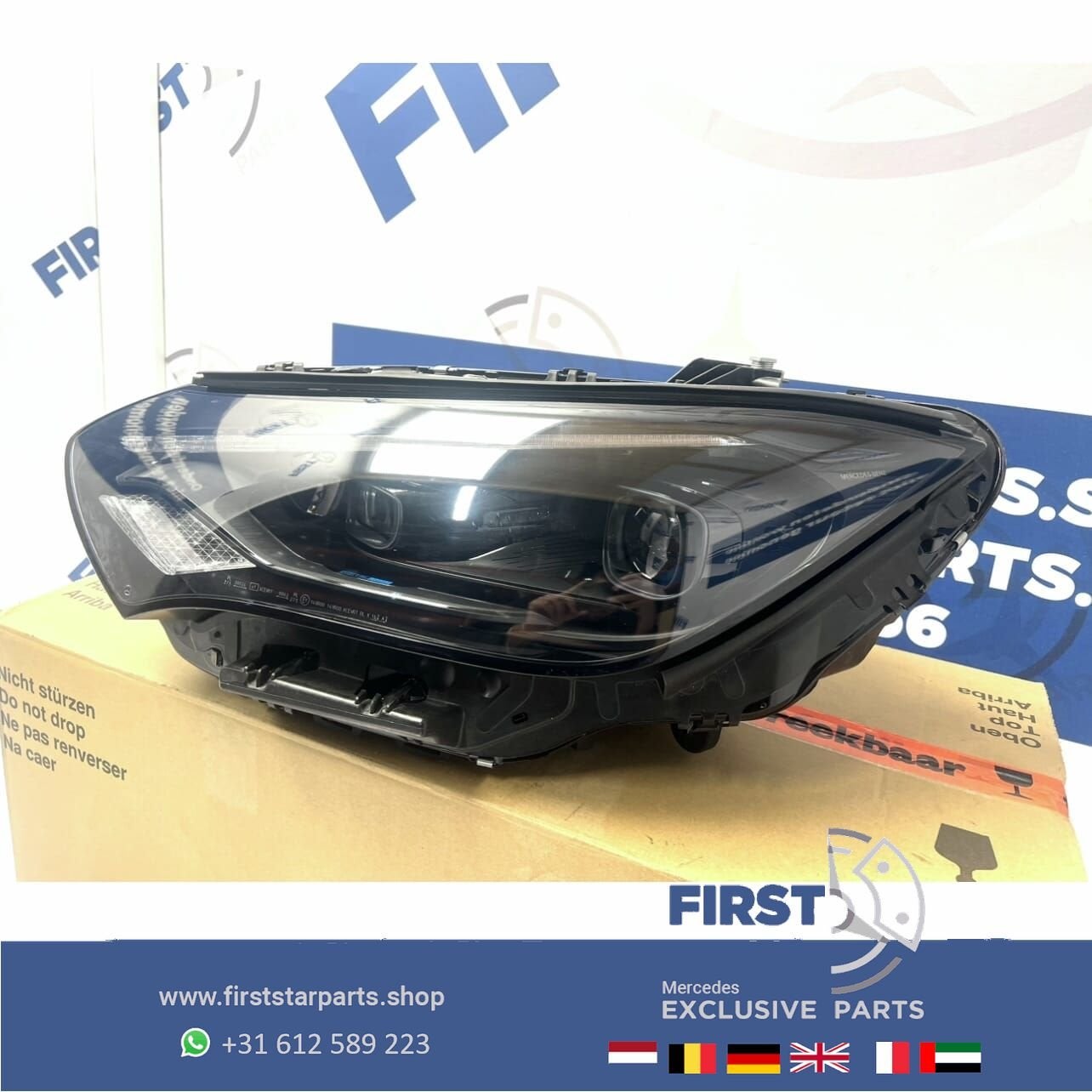 A2959061901 MERCEDES EQE W295 X294 LED KOPLAMP LINKS DIGITAL, Auto-onderdelen, Gebruikt, -, Ophalen of Verzenden, -