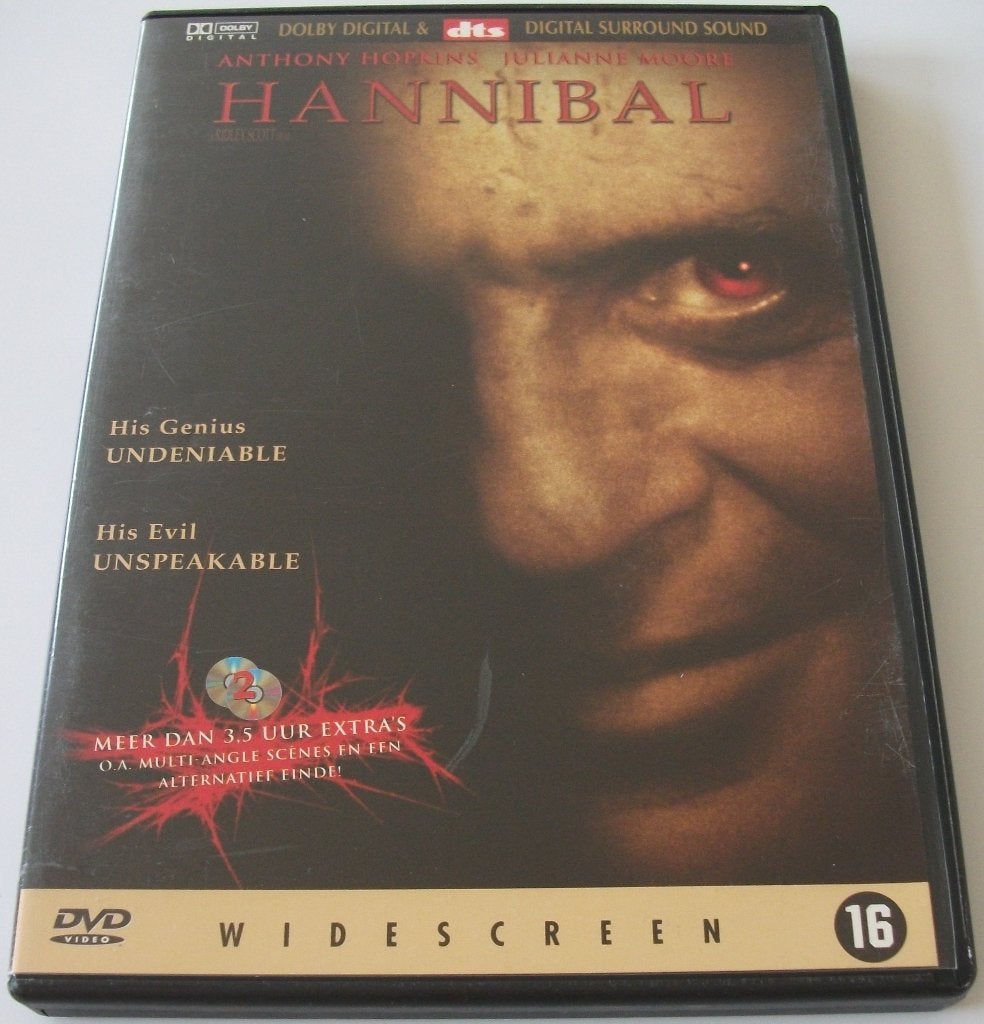 Dvd *** HANNIBAL *** 2-Disc Boxset Special Edition, Engels, Vanaf 16 jaar, Speciale editie, Arabisch