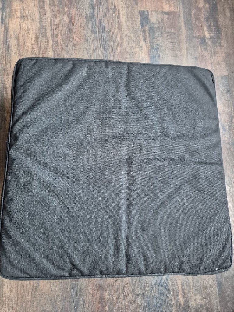 Kussens tuinbankje IKEA, zwart, Tuin en Terras, Ophalen, Gebruikt, Overige materialen