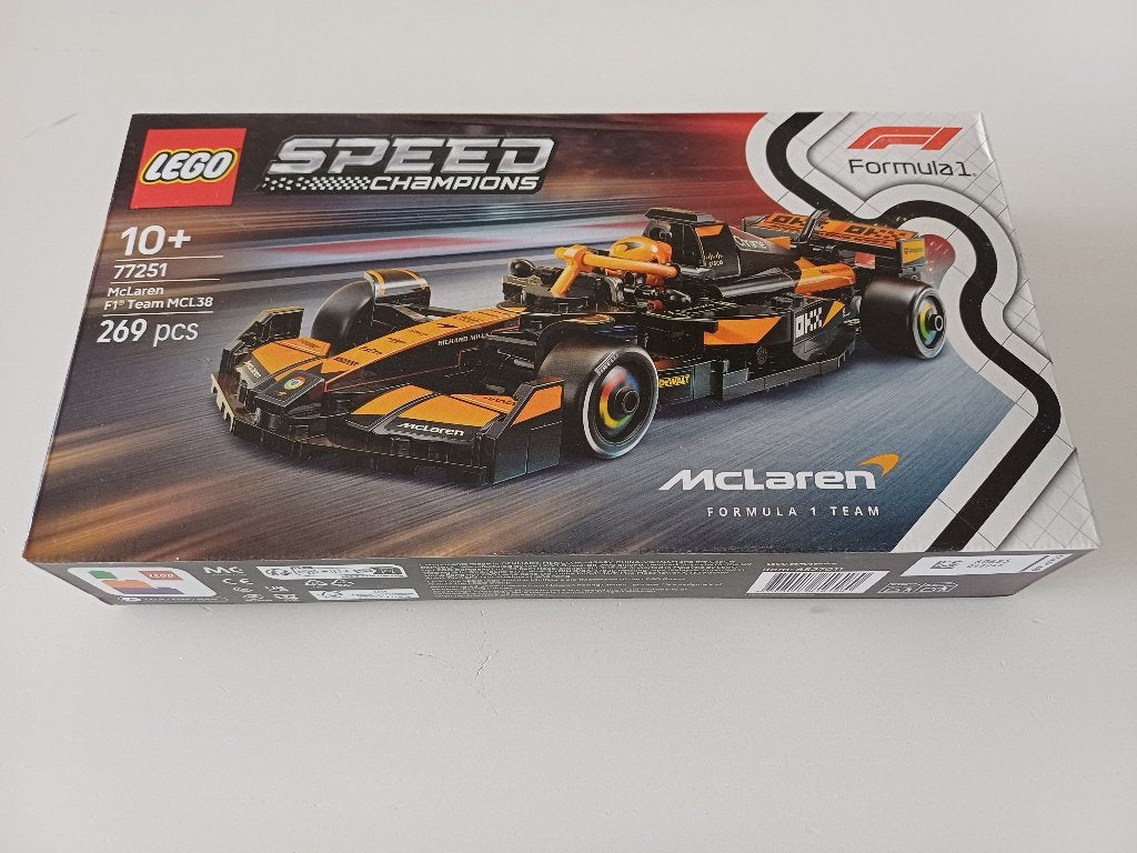 Lego Speed Champions McLaren F1 Team MCL38, Lego, Nieuw, Complete set, Compleet