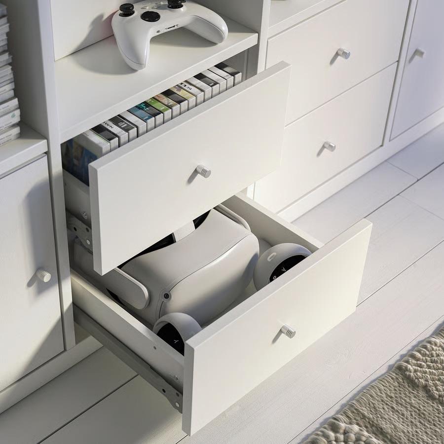GEZOCHT: IKEA witte KALLAX accessoires, Ophalen, Zo goed als nieuw