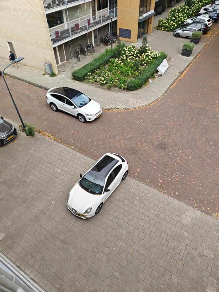 Free charging Tesla Model X 2017 Wit!, Automaat, Model X, Zwart, 124 €/maand