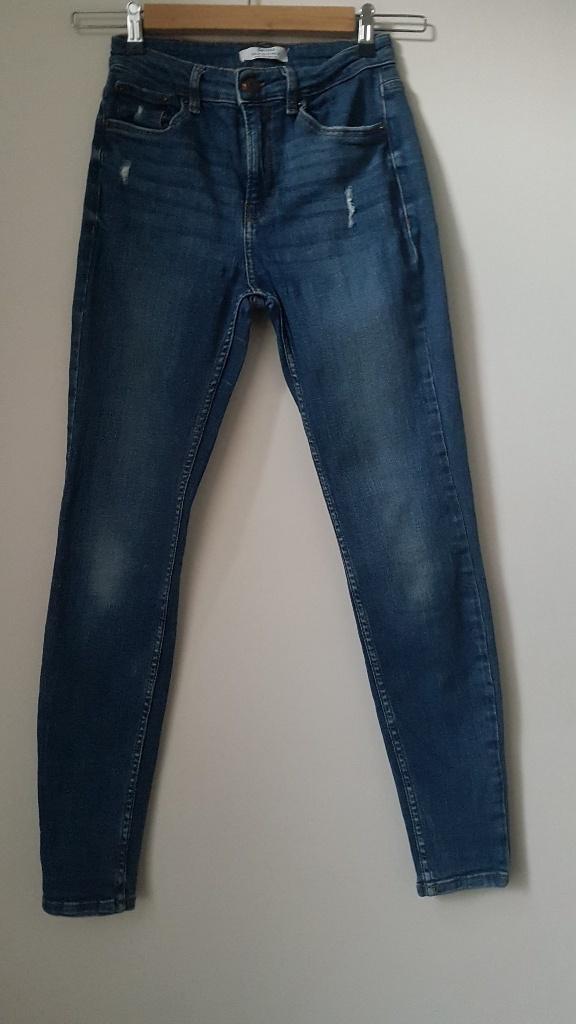 Bershka skinny spijkerbroek, maat 36, Ophalen of Verzenden, Nieuw, Blauw, W28 - W29 (confectie 36)