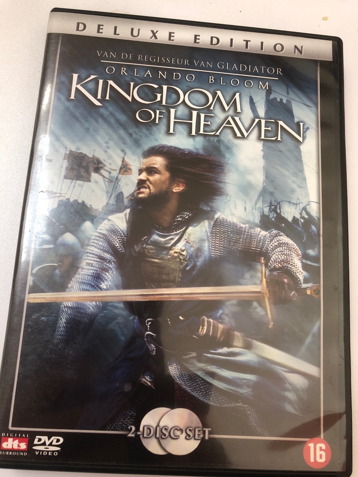 Kingdom of Heaven - Deluxe Edition (2-Disc Set) DVD, Cd's en Dvd's, Vanaf 16 jaar, Nederlands, Gebruikt, Bonusmateriaal